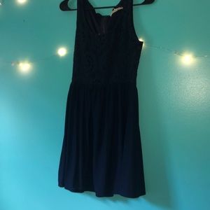 Navy blue dress